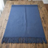 Blanket Scarf and Shawl - Dark Blue - Super Soft Pashmina Wide Scarf