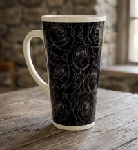 Latte 17oz Ceramic Mug - Coffee or Tea Cup, Extra Tall