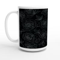 Floral Cups -  Large and Small Ceramic Mugs