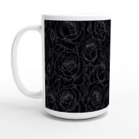Roses - Floral Cups -  Large and Small Ceramic Mugs