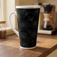 Latte 17oz Ceramic Mug - Coffee or Tea Cup, Extra Tall