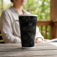 Latte 17oz Ceramic Mug - Coffee or Tea Cup, Extra Tall