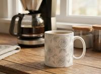 Floral Cups -  Large and Small Ceramic Mugs