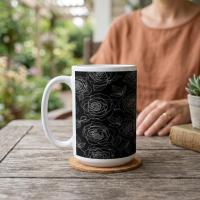 Floral Cups -  Large and Small Ceramic Mugs