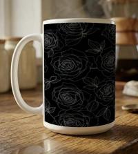 Floral Cups -  Large and Small Ceramic Mugs