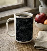 Floral Cups -  Large and Small Ceramic Mugs