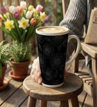 Latte 17oz Ceramic Mug - Coffee or Tea Cup, Extra Tall