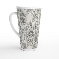 Latte 17oz Ceramic Mug - Coffee or Tea Cup, Extra Tall