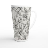 Latte 17oz Ceramic Mug - Coffee or Tea Cup, Extra Tall