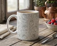 Roses - Floral Cups -  Large and Small Ceramic Mugs