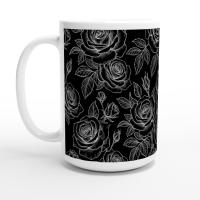 Roses - Floral Cups -  Large and Small Ceramic Mugs