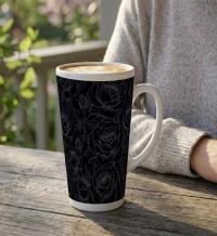 Latte 17oz Ceramic Mug - Coffee or Tea Cup, Extra Tall