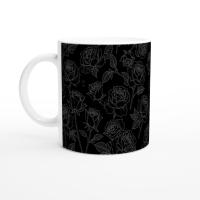 Roses - Floral Cups -  Large and Small Ceramic Mugs