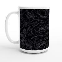 Roses - Floral Cups -  Large and Small Ceramic Mugs