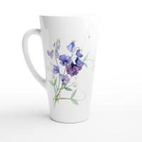 Latte 17oz Ceramic Mug - Coffee or Tea Cup, Extra Tall