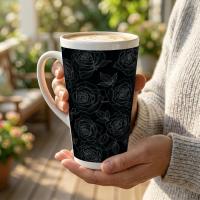 Latte 17oz Ceramic Mug - Coffee or Tea Cup, Extra Tall