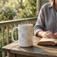 Floral Cups -  Large and Small Ceramic Mugs