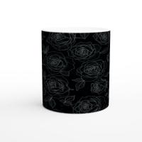 Floral Cups -  Large and Small Ceramic Mugs
