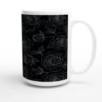 Floral Cups -  Large and Small Ceramic Mugs