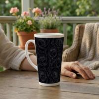 Latte 17oz Ceramic Mug - Coffee or Tea Cup, Extra Tall