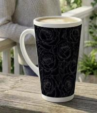 Latte 17oz Ceramic Mug - Coffee or Tea Cup, Extra Tall