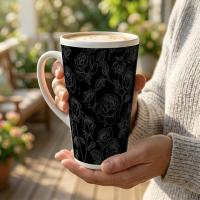 Latte 17oz Ceramic Mug - Coffee or Tea Cup, Extra Tall