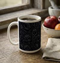 Roses - Floral Cups -  Large and Small Ceramic Mugs