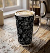 Latte 17oz Ceramic Mug - Coffee or Tea Cup, Extra Tall