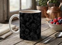 Roses - Floral Cups -  Large and Small Ceramic Mugs