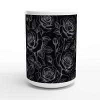 Roses - Floral Cups -  Large and Small Ceramic Mugs
