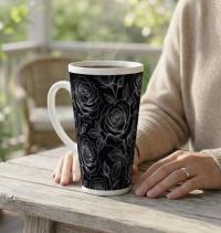 Latte 17oz Ceramic Mug - Coffee or Tea Cup, Extra Tall