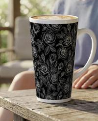 Latte 17oz Ceramic Mug - Coffee or Tea Cup, Extra Tall