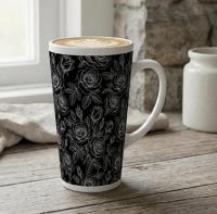 Latte 17oz Ceramic Mug - Coffee or Tea Cup, Extra Tall