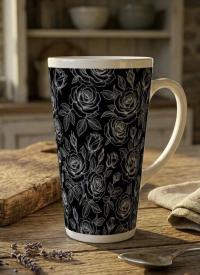 Latte 17oz Ceramic Mug - Coffee or Tea Cup, Extra Tall