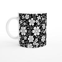 Floral Cups -  Large and Small Ceramic Mugs