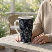 Latte 17oz Ceramic Mug - Coffee or Tea Cup, Extra Tall