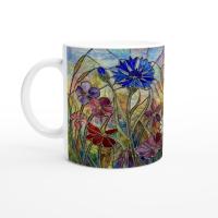 Floral Cups -  Large and Small Ceramic Mugs