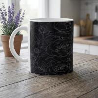 Roses - Floral Cups -  Large and Small Ceramic Mugs