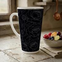 Latte 17oz Ceramic Mug - Coffee or Tea Cup, Extra Tall