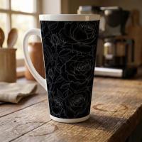 Latte 17oz Ceramic Mug - Coffee or Tea Cup, Extra Tall