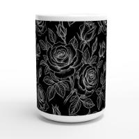 Roses - Floral Cups -  Large and Small Ceramic Mugs