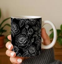 Roses - Floral Cups -  Large and Small Ceramic Mugs