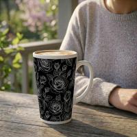 Latte 17oz Ceramic Mug - Coffee or Tea Cup, Extra Tall