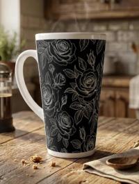 Latte 17oz Ceramic Mug - Coffee or Tea Cup, Extra Tall