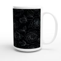 Floral Cups -  Large and Small Ceramic Mugs