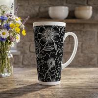 Latte 17oz Ceramic Mug - Coffee or Tea Cup, Extra Tall