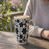 Latte 17oz Ceramic Mug - Coffee or Tea Cup, Extra Tall