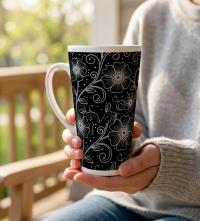 Latte 17oz Ceramic Mug - Coffee or Tea Cup, Extra Tall
