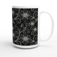 Floral Cups -  Large and Small Ceramic Mugs