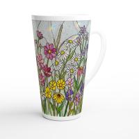 Latte 17oz Ceramic Mug - Coffee or Tea Cup, Extra Tall